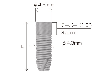 インプラント φ4.5mm インプラント φ4.5mm